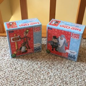 Two Santa Claus is Comin to Town 100 Piece Puzzles